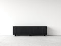 Mobile ingresso - legno - 200x42x58 cm - nero - minimalista