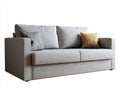 Divano a due posti - tessuto - 190x90x86 cm - grigio chiaro - moderno